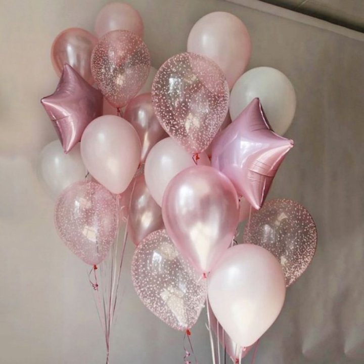 Фонтаны шаров "Розовый" в Владикавказе