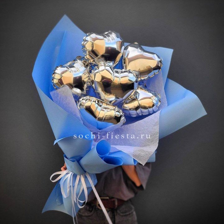 Букет из шаров сердец  №2 в Владикавказе