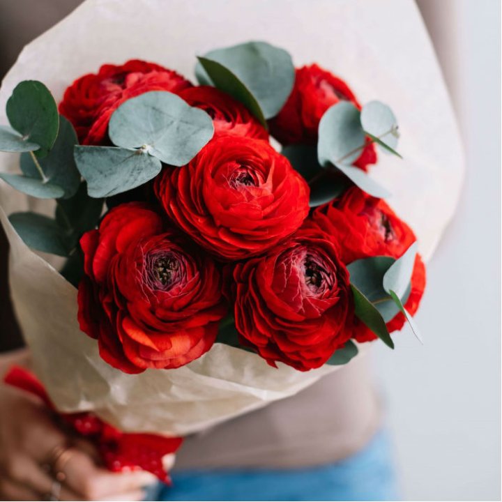 Букет ранункулюсов  в Владикавказе