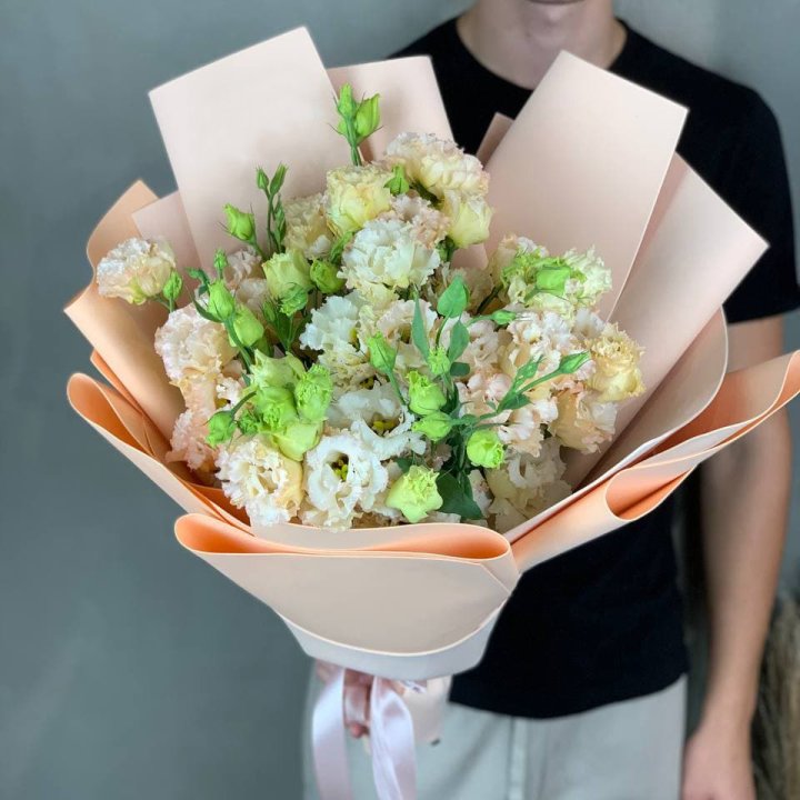 Букет эустом "Крем" в Владикавказе