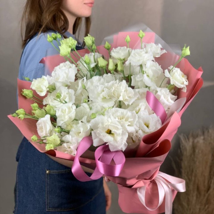 Букет эустом "Пудра" в Владикавказе