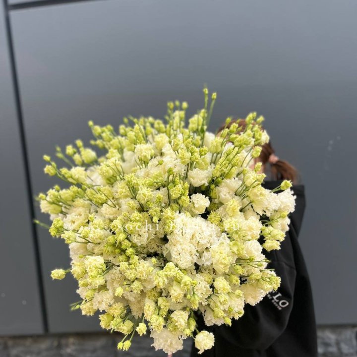 51 белая эустома в Владикавказе