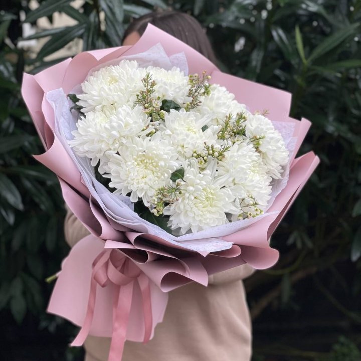 Букет хризантем №1 в Владикавказе