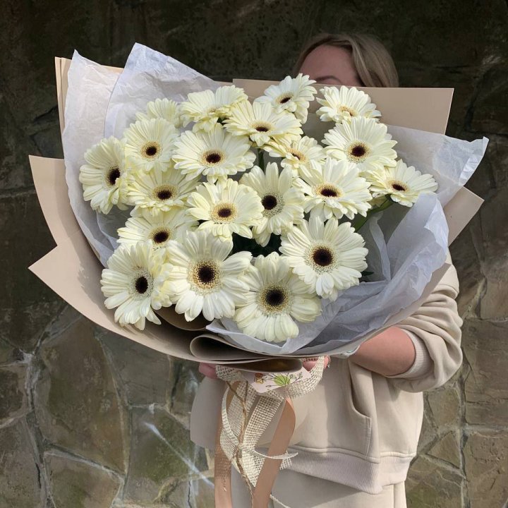 Букет голландских гербер "Шейн"" в Владикавказе