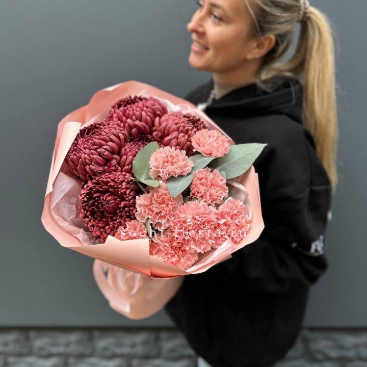 Дуо диантусы и бигуди в Владикавказе