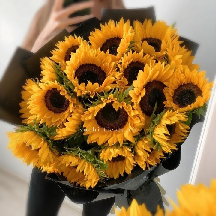 Букет подсолнухов "Гига" в Владикавказе