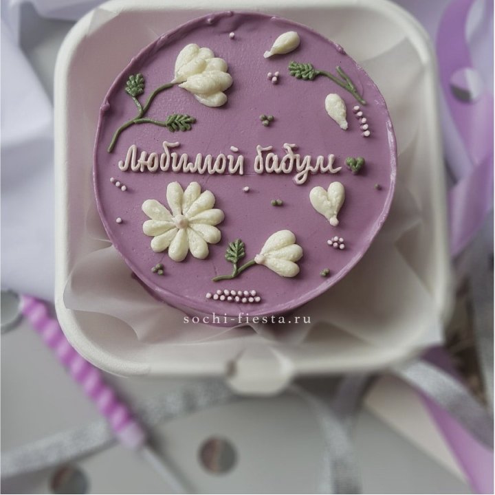 Бенто-торт "Любимой бабуле" в Владикавказе