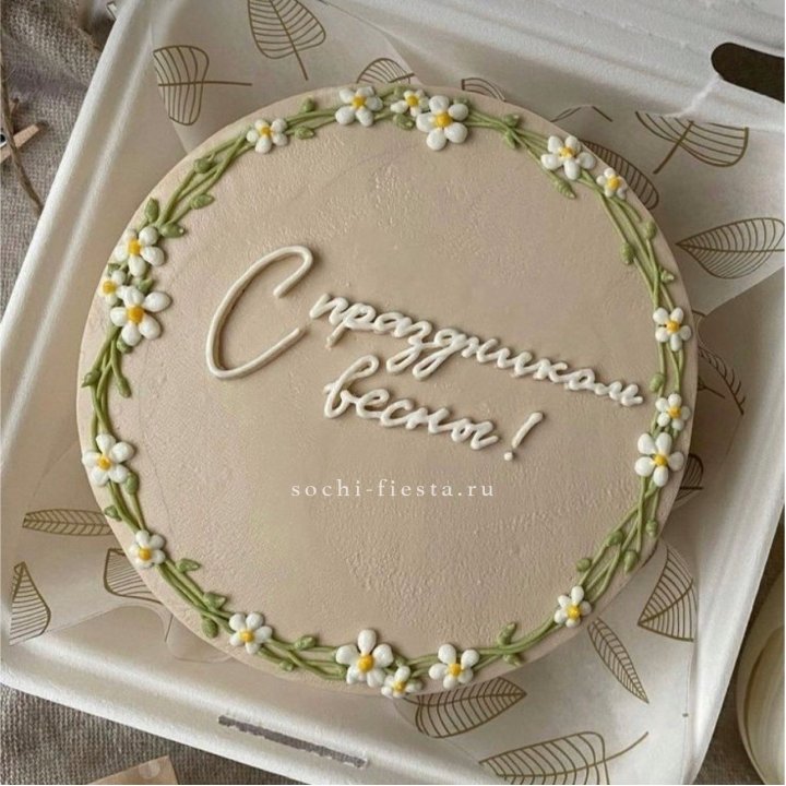 Бенто-торт "C праздником весны!"  в Владикавказе