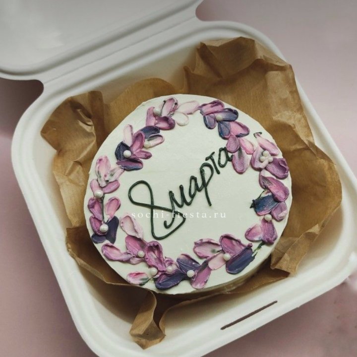 Бенто-торт "8 марта цветы"  в Владикавказе