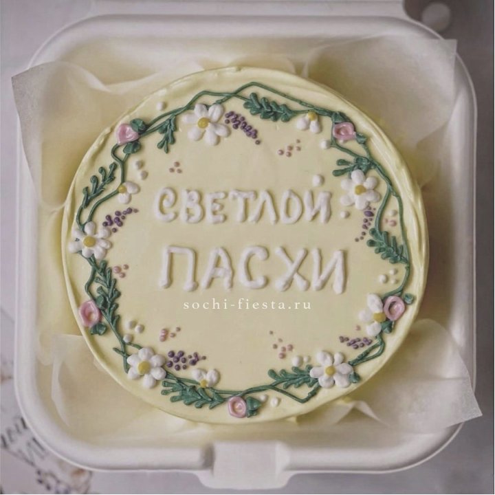 Бенто-торт "Светлой Пасхи" 2 в Владикавказе