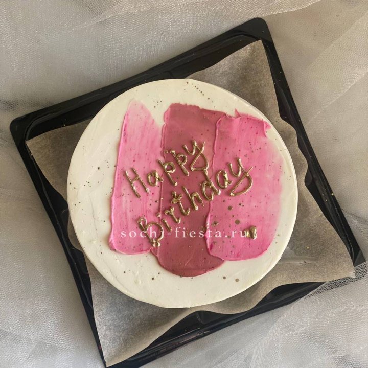 Бенто-торт "С днём рождения" пастель в Владикавказе