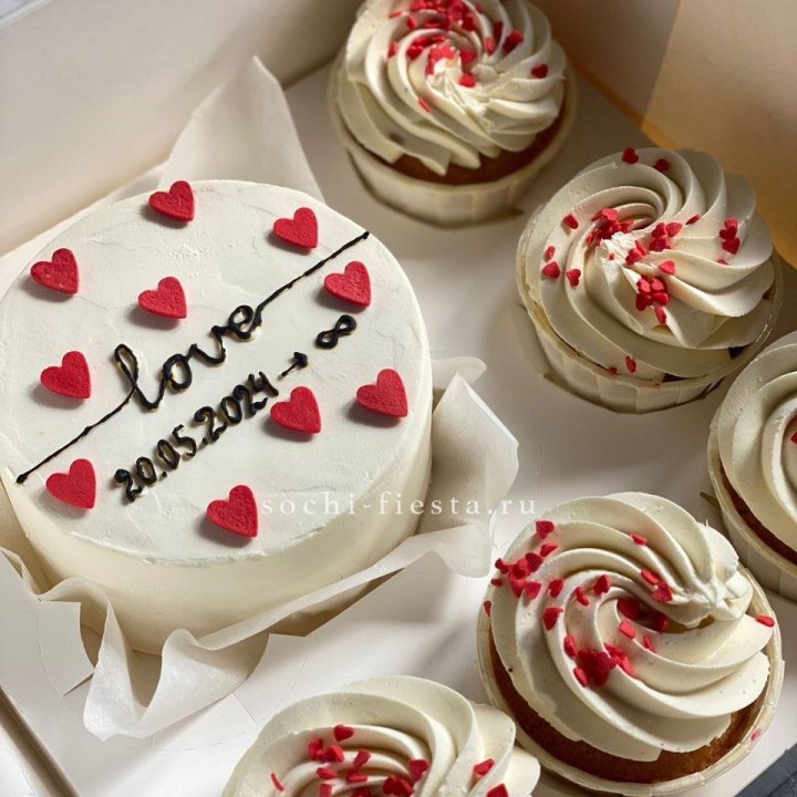 Капкейки и бенто-торт "Любимые" в Владикавказе