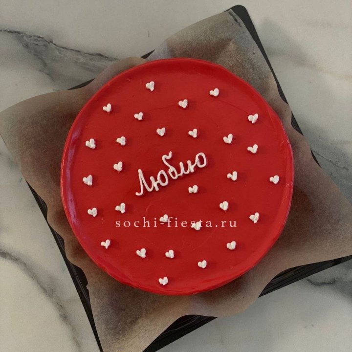 Бенто-торт "Люблю" в Владикавказе