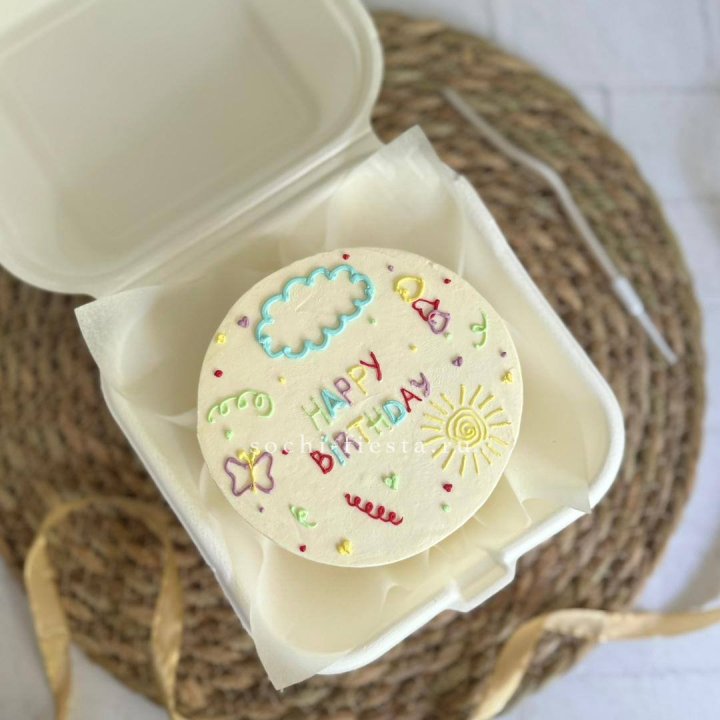 Бенто-торт "С днем рождения!"  в Владикавказе