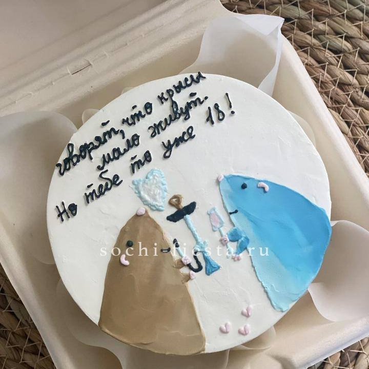 Бенто-торт "Крысы"  в Владикавказе