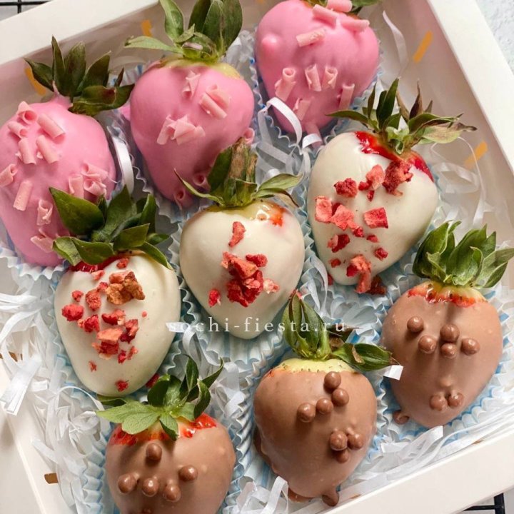 Клубника в шоколаде 9 ягод в Владикавказе