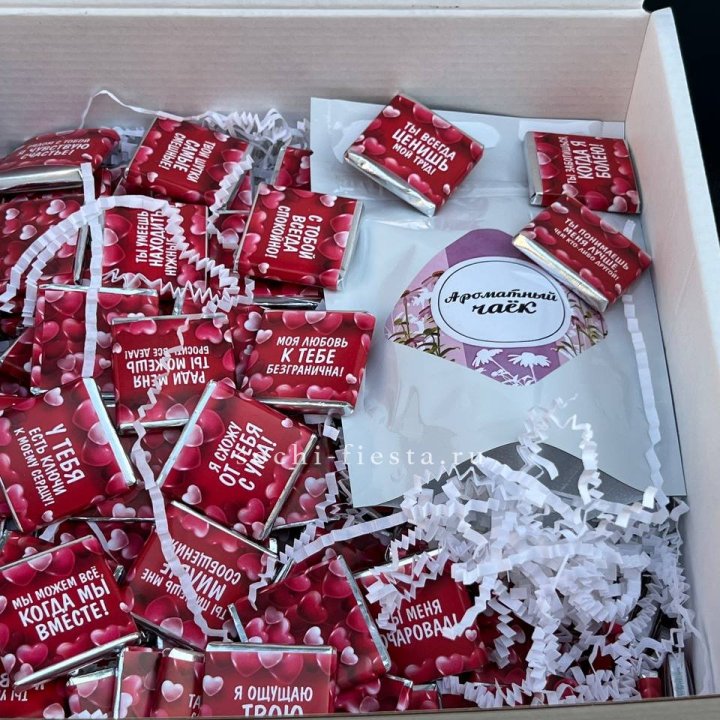 Набор Шоколад и Чай "101 причина любви" в Владикавказе
