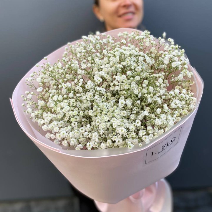 11 белых гипсофил в фоамиране в Владикавказе