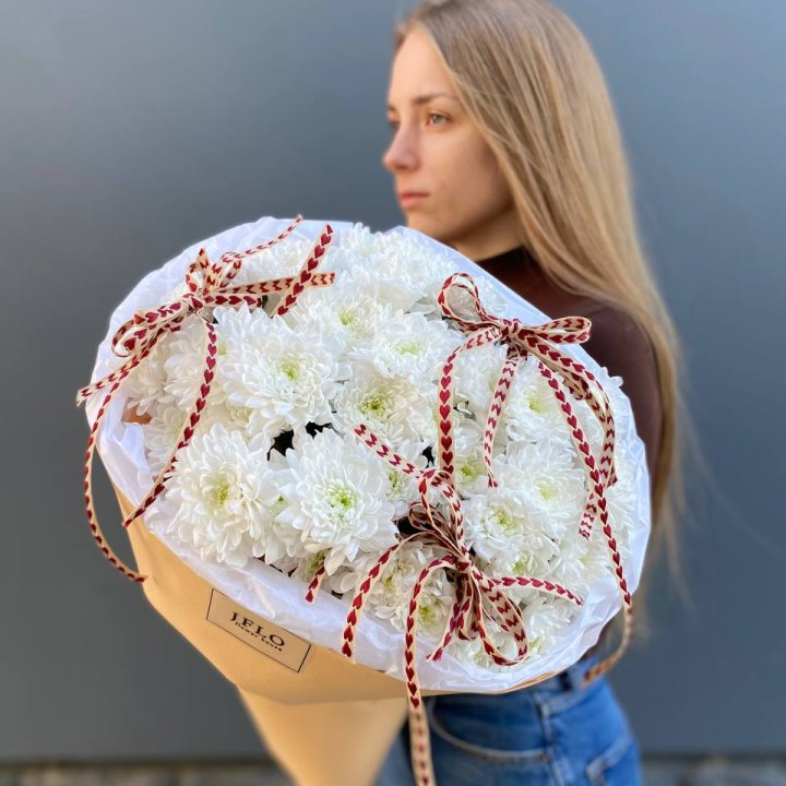 Букет "Хризантемы с любовью" в Владикавказе