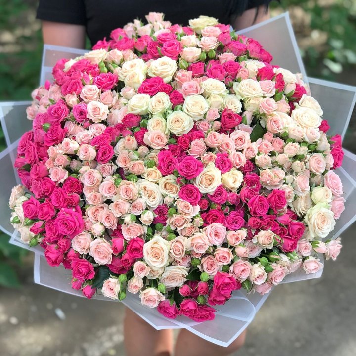 101 кустовая роза в Владикавказе