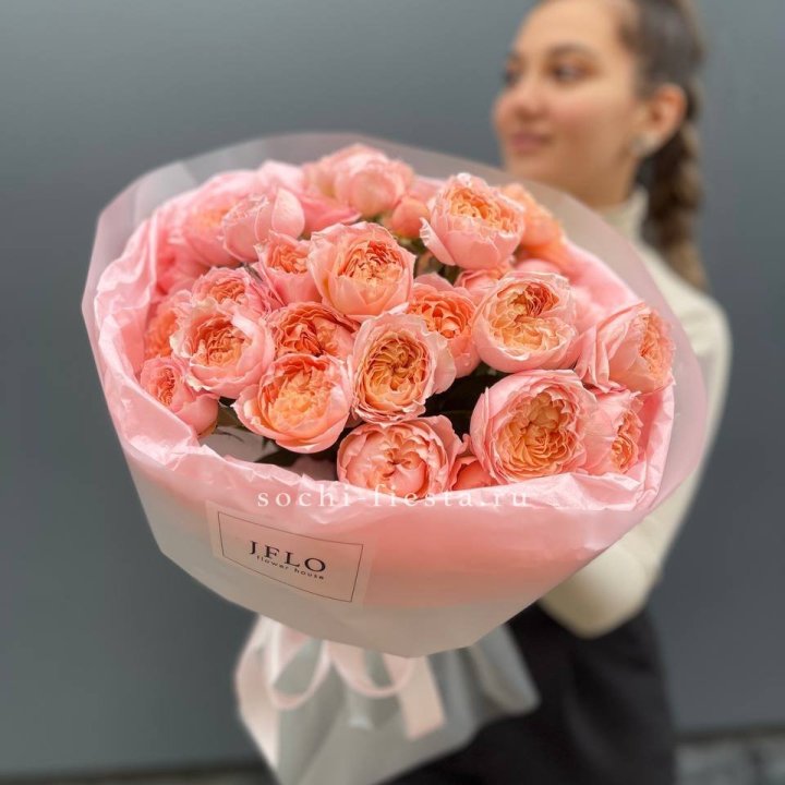 Букет из пионовидных роз Джульетта в Владикавказе