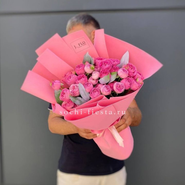 Пионовидные розы баблс №2 в Владикавказе