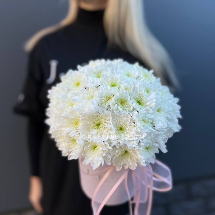 Коробка с хризантемами №1 в Владикавказе