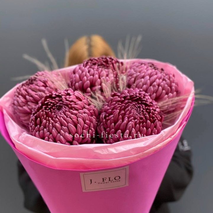 Хризантемы  Бигуди с стифой в Владикавказе