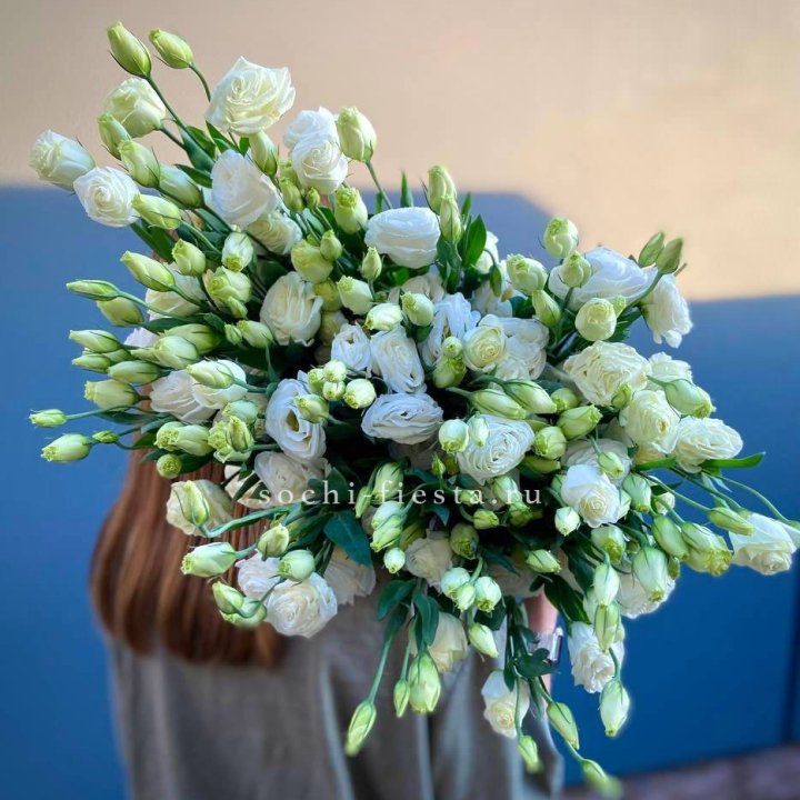 Охапка эустомы в Владикавказе