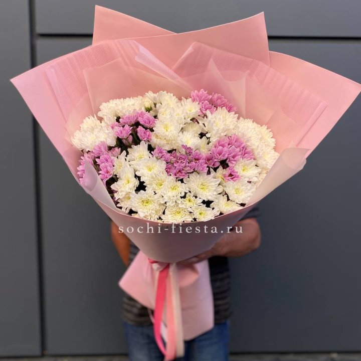  Букет хризантем- гигант  в Владикавказе