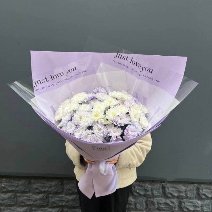 9 воздушных хризантем в Владикавказе