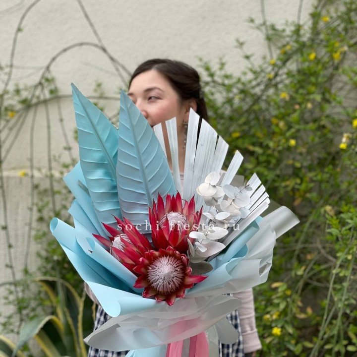 Букет из протеи "Клеопатра-2" в Владикавказе