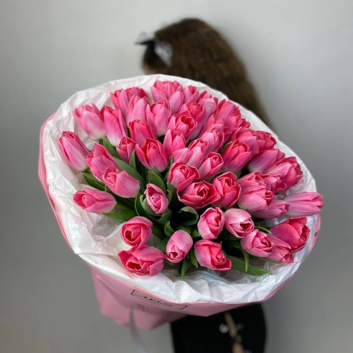 51 розовый тюльпан "Рози" в Владикавказе