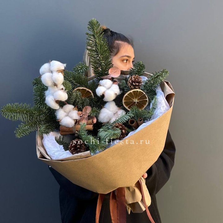 Зимний букет с нобилисом в Владикавказе