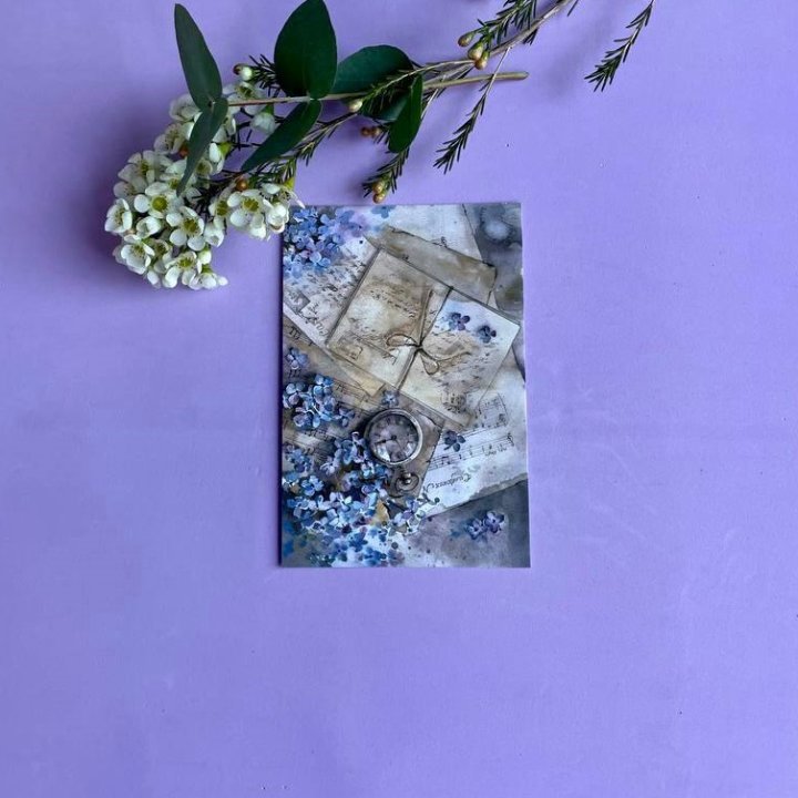 Открытка к букету "Время" в Владикавказе