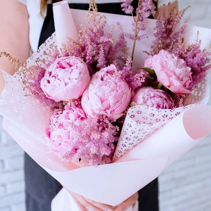 Букет пионов "Мелиса" в Владикавказе