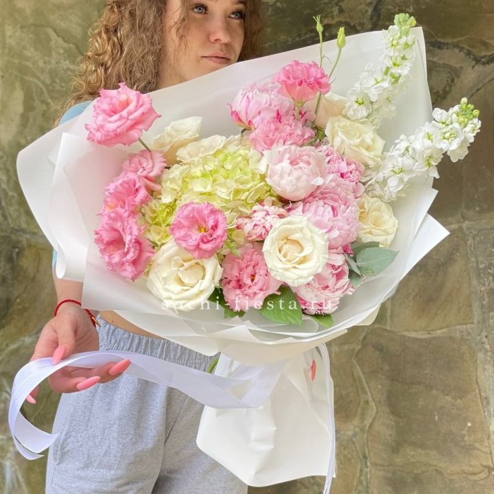 Букет с пионами №3 в Владикавказе