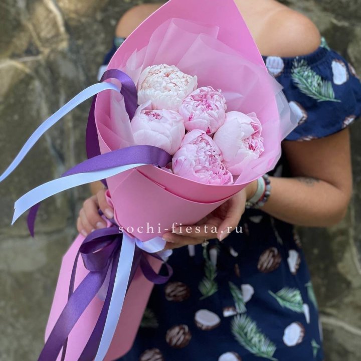 Букет пионов "НАЙ" в Владикавказе