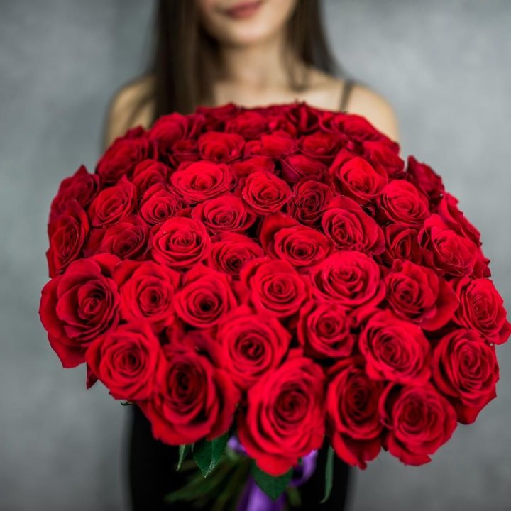 51 красная роза в Владикавказе