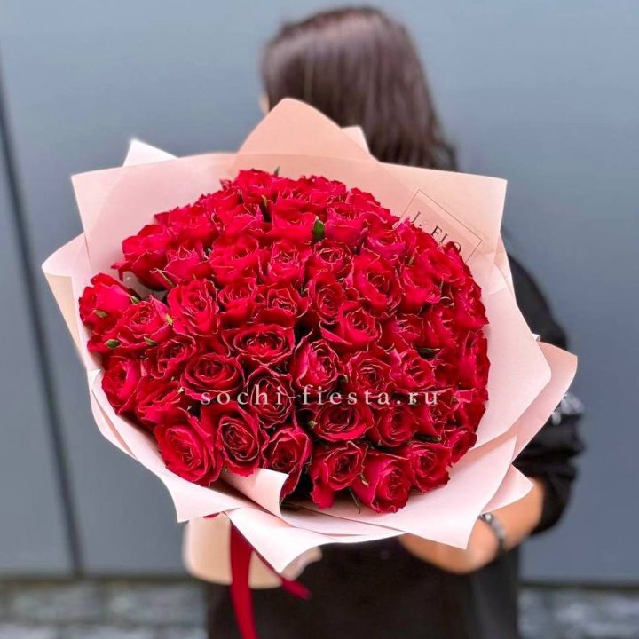 55 кенийских роз в Владикавказе