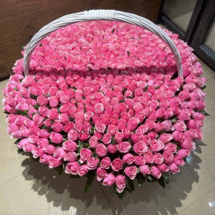 501 розовая роза в Владикавказе