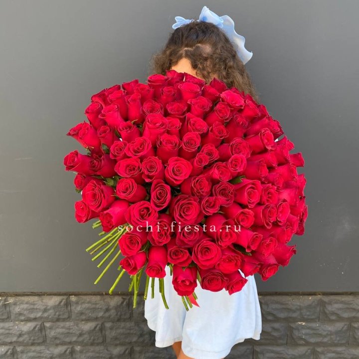 101 красная роза в Владикавказе