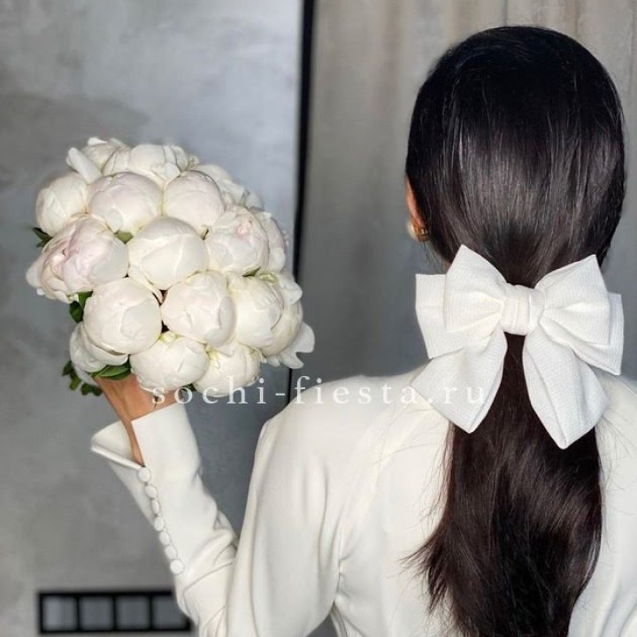 Свадебный букет пионов в Владикавказе