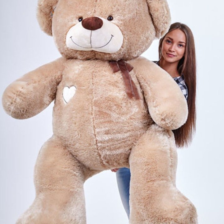 Бурый плюшевый мишка большой в Владикавказе