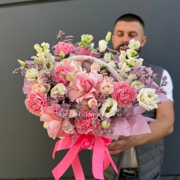 Цветочная корзина №1 в Владикавказе