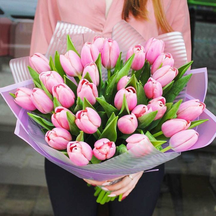 25 тюльпанов "Айс крем" в Владикавказе